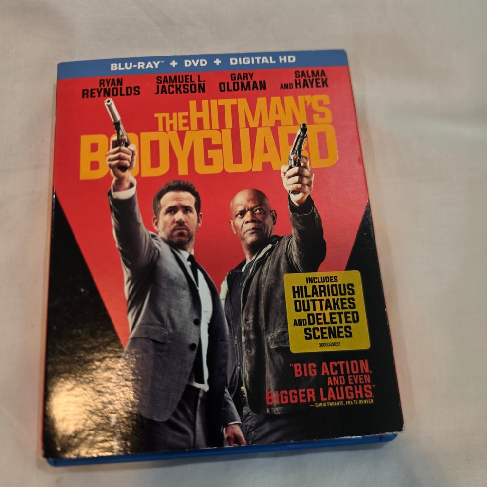Lionsgate The Hitmans Bodyguard Blu-ray DVD Excellent Action Comedy
